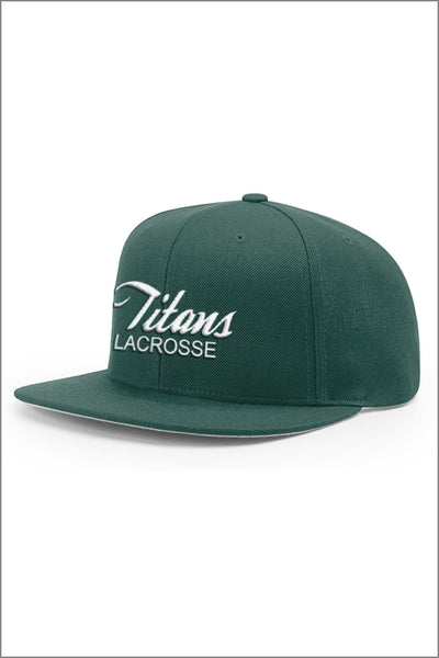 Titans Girls Lacrosse Wool Flatbill Snapback Hat