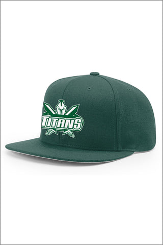 Titans Boys Lacrosse Wool Flatbill Snapback Hat