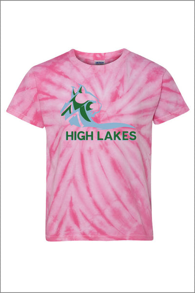 High Lakes Lynx Pinwheel Tie-Dyed Tee (Youth)
