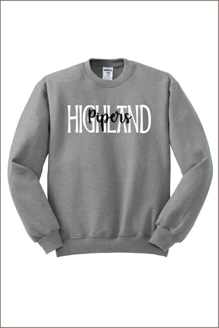 Highland Pipers Crewneck Sweatshirt (Adult Unisex)
