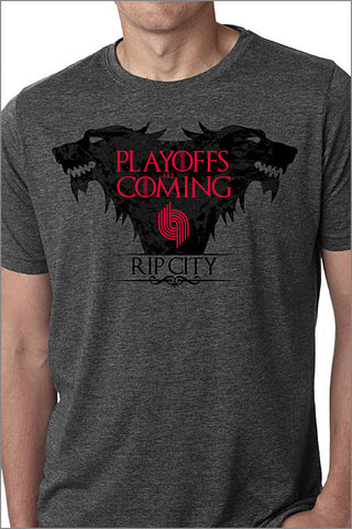 Trail Blazers House Stark Playoff T-Shirt