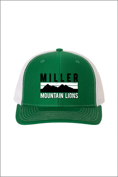 Miller Adjustable Snapback Trucker Hat (One Size)