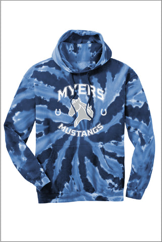 Myers Horseshoe 25 Tie-Dye Hoodie (Adult + Youth Sizing)