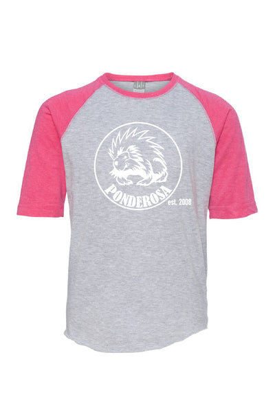 Ponderosa ES 3/4-Sleeve Raglan Tee (Youth)