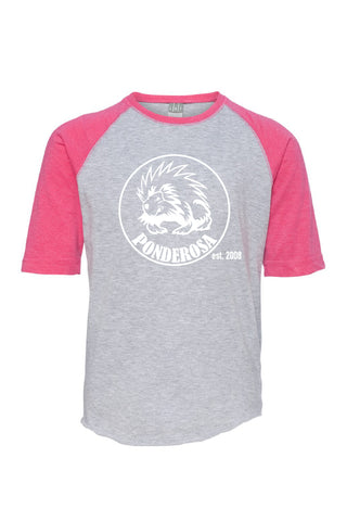 Ponderosa ES 3/4-Sleeve Raglan Tee (Youth)