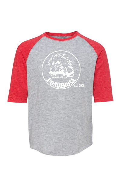 Ponderosa ES 3/4-Sleeve Raglan Tee (Youth)