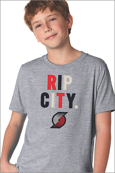 Trail Blazers Rip City Sewn Youth Shirt