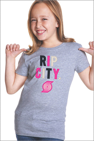 Trail Blazers Rip City Sewn Youth Shirt