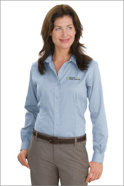 LoanStar Non-Iron Button-Down Shirt (Womens)