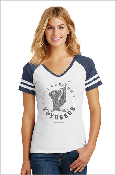 Village Home Game Day Ringer Tee (Womens)