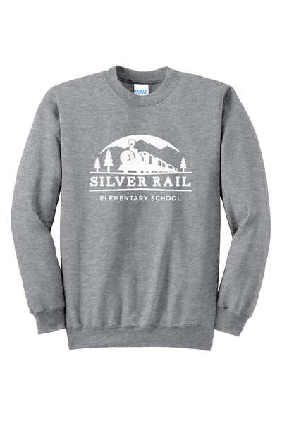 Silver Rail Fleece Crewneck Sweatshirt (Adult Unisex)