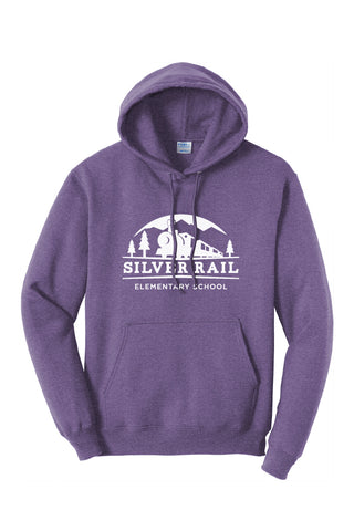 Silver Rail Fleece Pullover Hooded Sweatshirt (Adult Unisex)