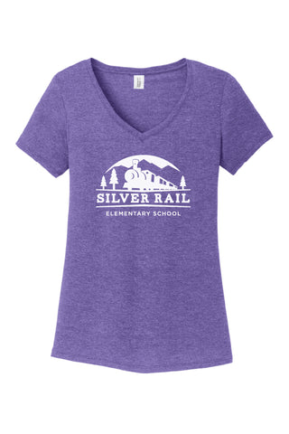 Silver Rail V-Neck Tee (Womens)