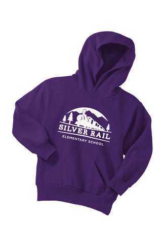Silver Rail Fleece Pullover Hooded Sweatshirt (Youth)