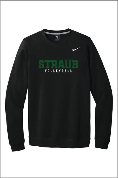 Straub Volleyball 24 Nike Club Fleece Crew (Adult Unisex)