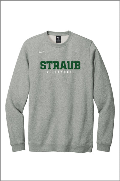 Straub Volleyball 24 Nike Club Fleece Crew (Adult Unisex)