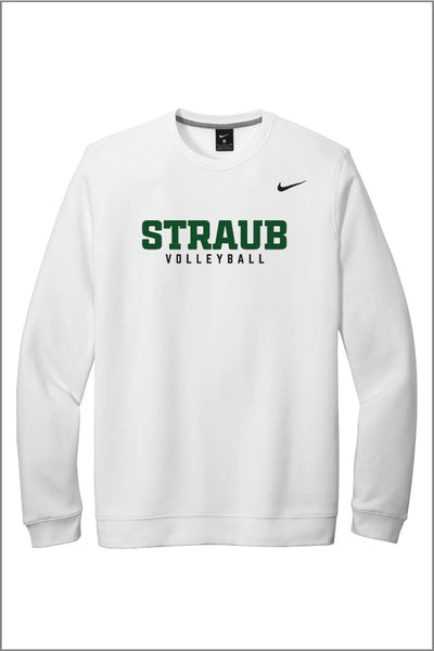 Straub Volleyball 24 Nike Club Fleece Crew (Adult Unisex)