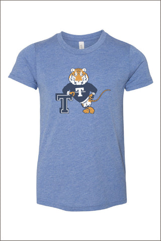 Templeton Leaning Tiger Short Sleeve Triblend Tee (Youth)