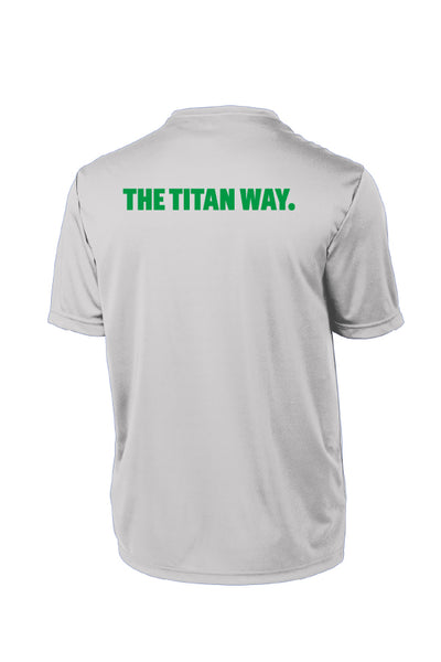 25 WS FOOTBALL PosiCharge® Short Sleeve Tee (Adult Unisex)