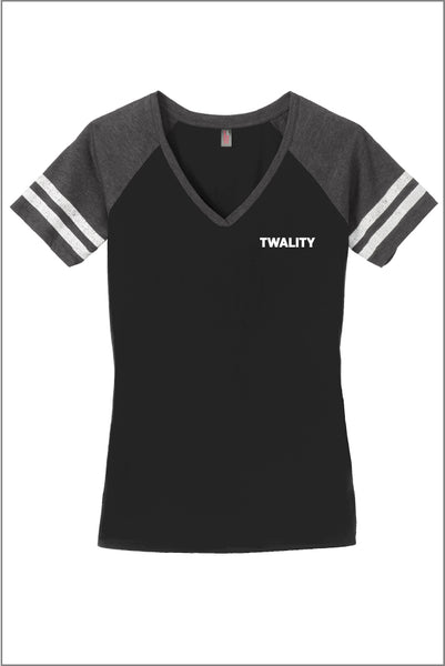 Twality Game Day V-Neck Tee (Womens)