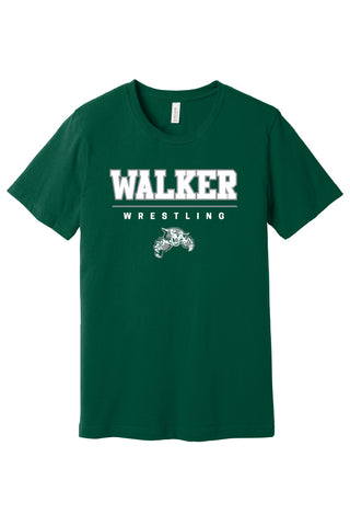 Walker Wildcats Wrestling 25 Jersey Short Sleeve Tee (Youth & Adult Unisex)