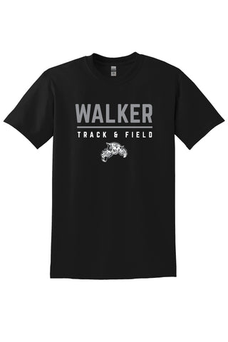 Walker Track & Field Short Sleeve Tee (Adult Unisex)
