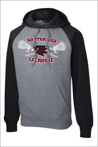 SRHS Lacrosse Raglan Colorblock Pullover Hooded Sweatshirt (Unisex)