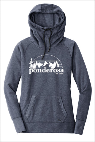 Ponderosa New Era Tri-Blend Fleece Pullover Hoodie (Womens)