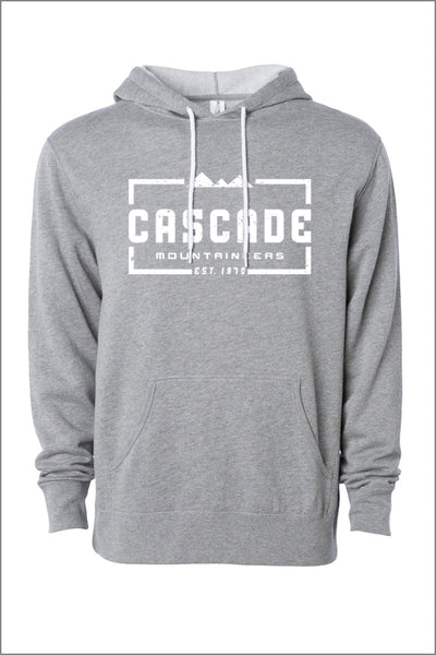 Cascade FRENCH TERRY HOODED SWEATSHIRT (Youth and Adult Unisex)