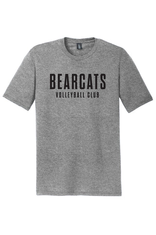 Bearcats Volleyball Grey Short Sleeve Tee (Adult Unisex)