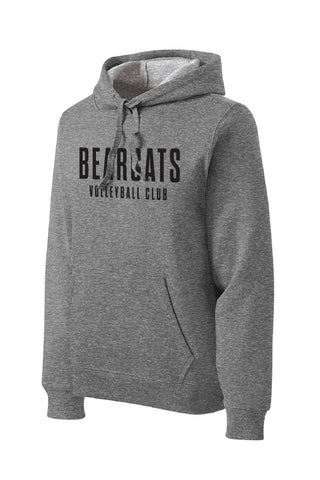 Bearcats Volleyball Grey Hooded Sweatshirt (Adult Unisex)