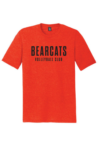 Bearcats Volleyball Orange Short Sleeve Tee (Adult Unisex)