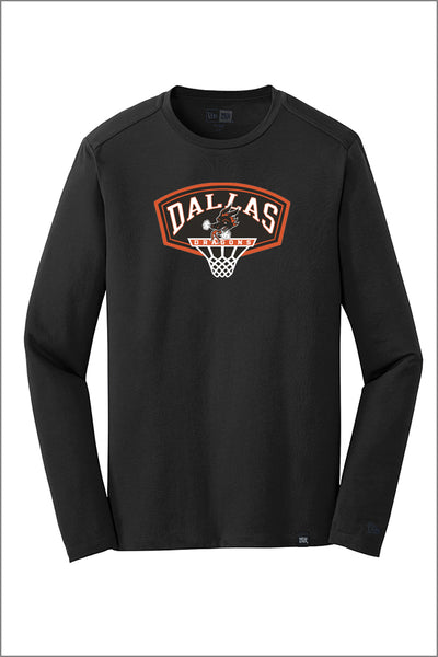 Dallas Basketball New Era Long Sleeve Crew Tee (Adult Unisex)