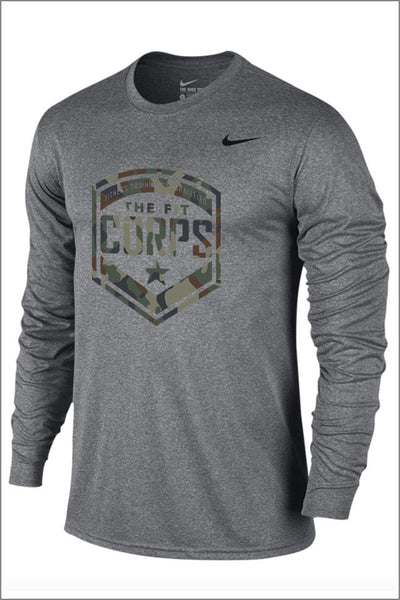 Fit Corps "Camo" Nike Legend Long Sleeve Tee (Adult Unisex)