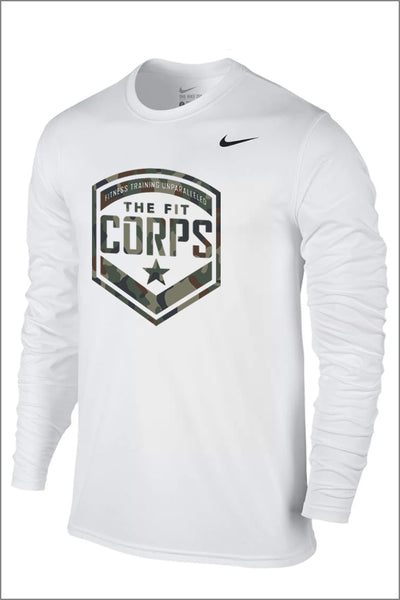 Fit Corps "Camo" Nike Legend Long Sleeve Tee (Adult Unisex)