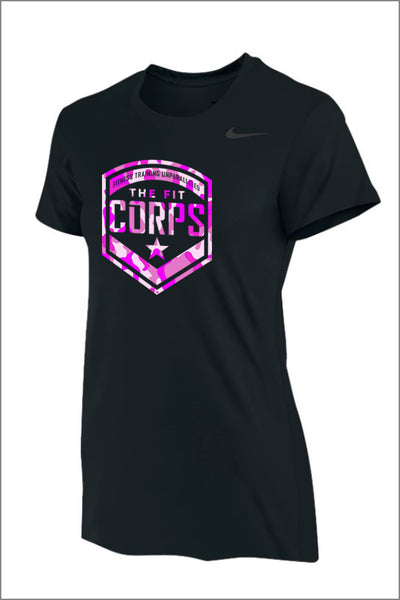 Fit Corps "Camo" Nike Legend Short Sleeve Tee (Womens)