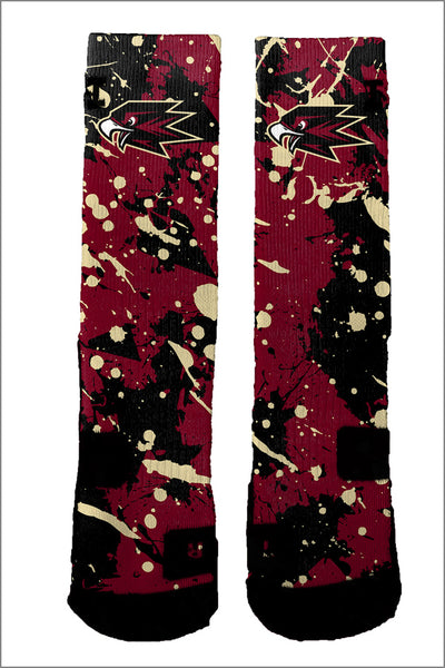 Southridge Lax Paint Splatter Socks